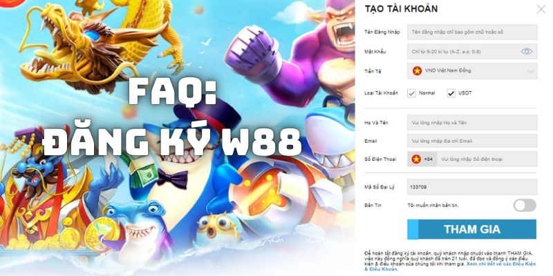 Những câu hỏi quen thuộc của người chơi khi mở nick game tại W88